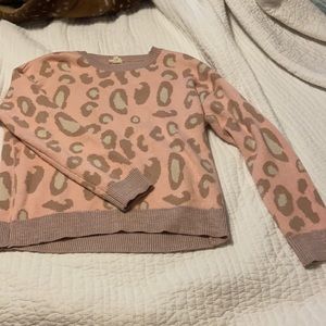 Leopard print sweater